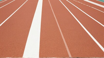 Fototapeta premium Outdoor Running Track Lane Composition