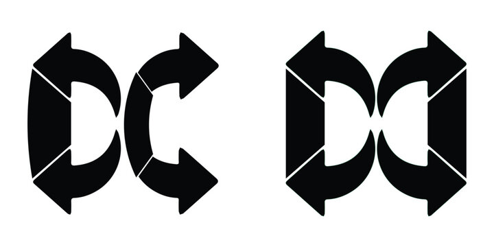Art & Illustration alphabet d and c