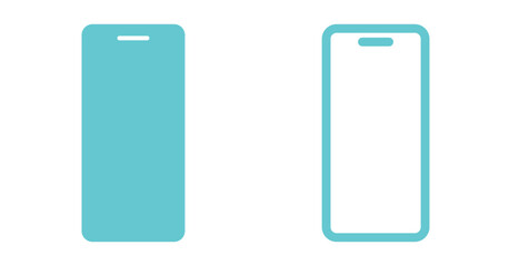 スマホのアイコン 2個セット ベクター素材 © FREEDOM