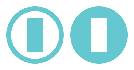 スマホのアイコン 2個セット ベクター素材 © FREEDOM
