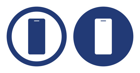 スマホのアイコン 2個セット ベクター素材 © FREEDOM