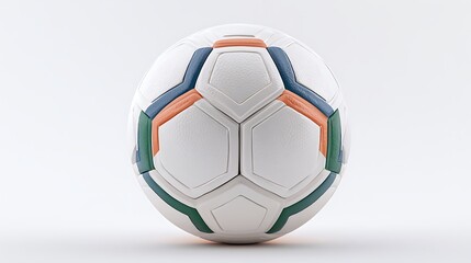 Obraz premium Modern professional soccer ball isolated on white background