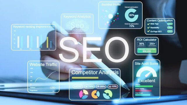 Understanding SEO with data analysis and digital tools for website improvement and online presence enhancement for business success.