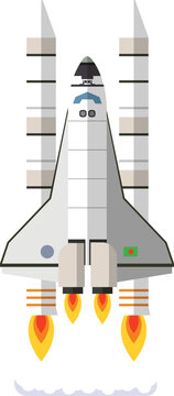 3d render of a roket
