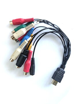 Colorful HDMI to Analog AV Cable Adapter