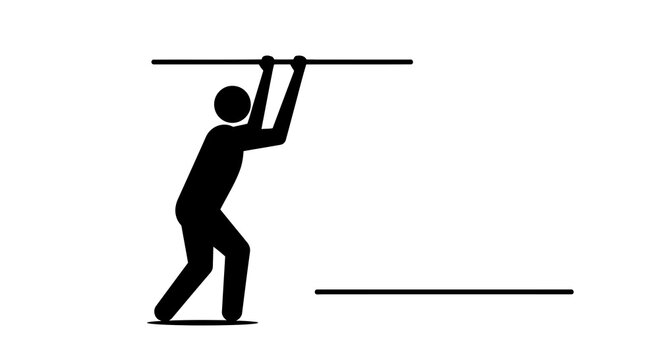 Silhouette of a person lifting a barbell in a gym, showcasing strength training and fitness dedication