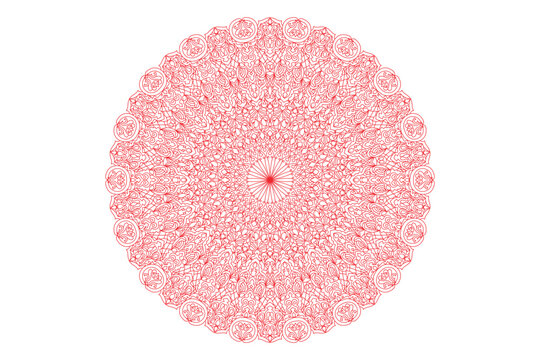 Mandala Design with Beautiful Work