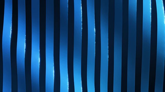 Abstract Blue Vertical Stripes Light Pattern Background.