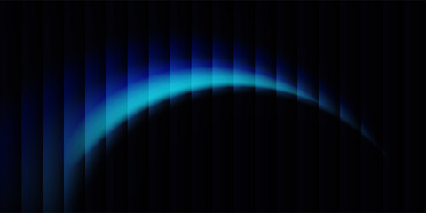 Obraz premium Abstract stripe background with diagonal blue glowing lines and dark textured surface