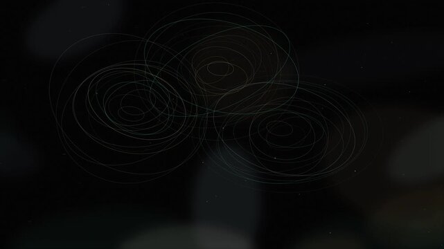 Topographic Signal Contours 4K Abstract Background Loop