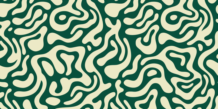 A vibrant abstract pattern emerges with swirling shapes in nature.