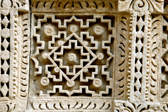 detail of an old wall
