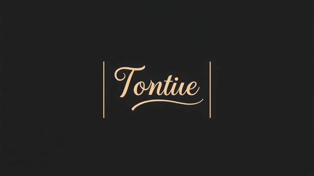 Elegant Animated Gold Logo Reveal on Dark Background