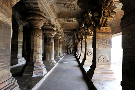 badami caves in india