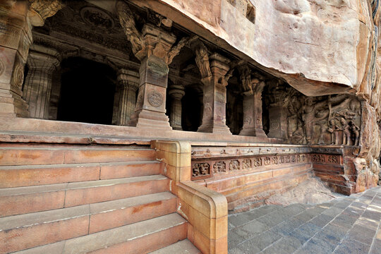 badami caves in india