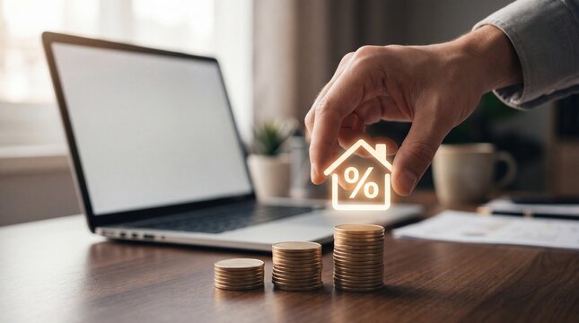 Investing in real estate understanding mortgage rates home buying process business insights modern office setting