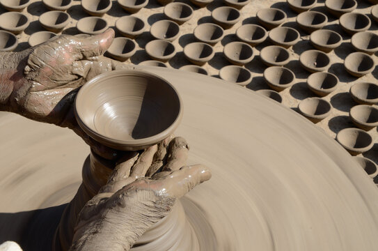 hands of a potter