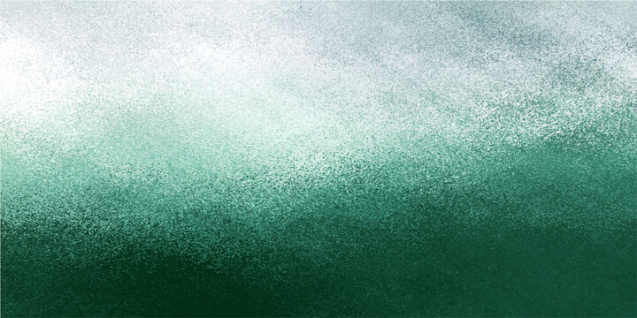 Emerald green watercolor background with grainy texture, abstract teal wash vector illustration, organic forest green gradient for web design