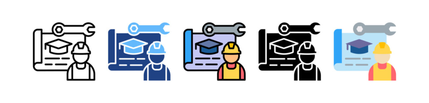 Apprenticeship multiple icon