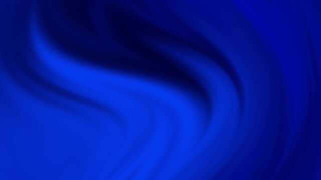 Wavy flowing blue gradient abstract video background animation for backdrop, presentation, texture, design, pattern design