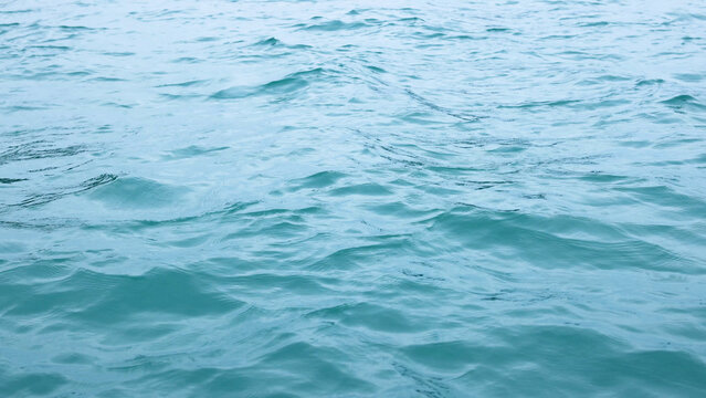 Close Up of Gentle Turquoise Ocean Waves at Railay Beach