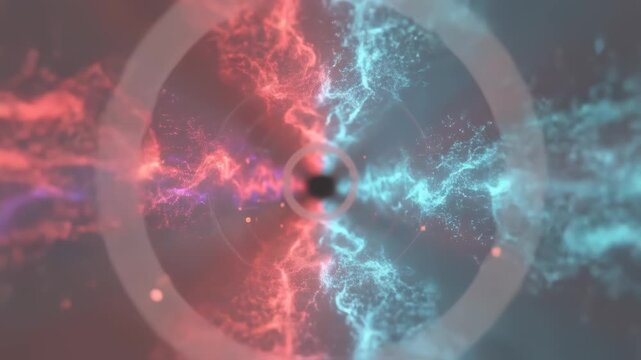 Cosmic Energy Vortex Abstract Motion