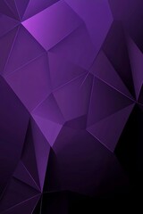 Fototapeta premium Stunning Abstract Amethyst Geometric Pattern Design with Striking Low Poly Triangular Facets