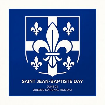 Saint jean baptiste day quebec national holiday icon