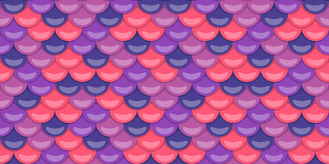 Vibrant mermaid scales pattern.  Perfect for whimsical designs, textile prints, or enchanting backgrounds. This colorful, seamless texture offers a playful, magical aesthetic. © Olena