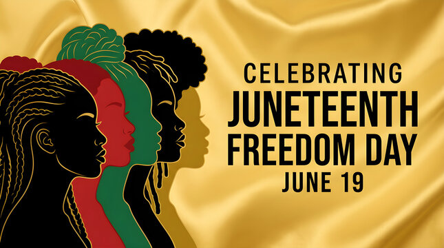 Celebrating Juneteenth Freedom Day with Diverse Community and Cultural Heritage