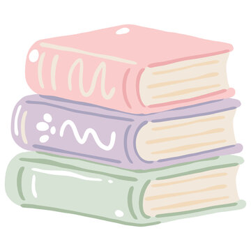 Stack Book Illustration