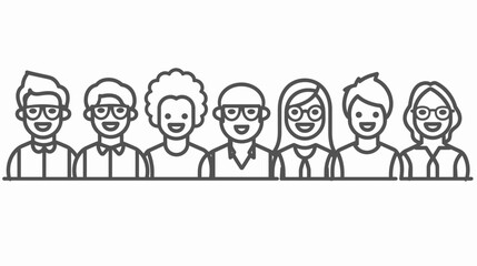 Fototapeta premium Group of Diverse People Smiling Together in a Casual Setting with Joyful Expressions