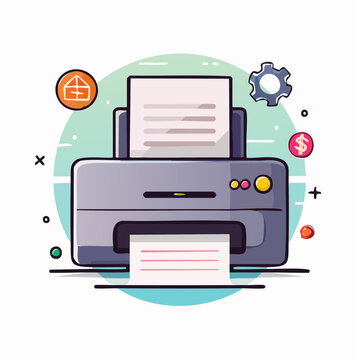 Printer with Icons