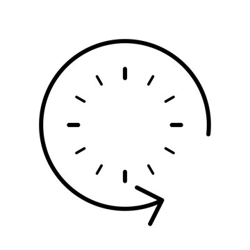 Round Watch Clock Twenty Four 24 Hour