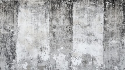 Fototapeta premium Weathered Cement Wall Backdrop Featuring Streaks, Textures, and Stains in Grunge Style for Design