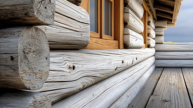 Rustic wooden wall texture vintage log cabin exterior natural wood grain weathered timber countryside