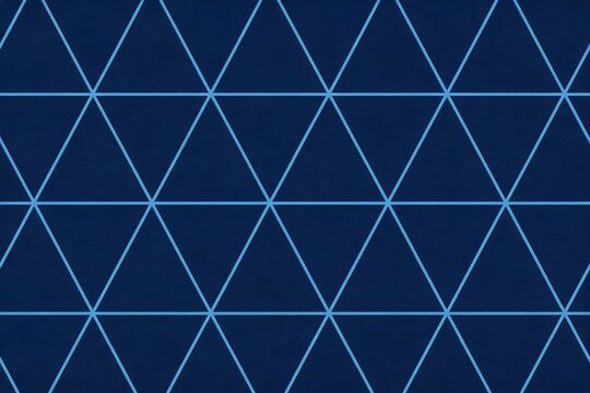 Blue geometric triangle pattern