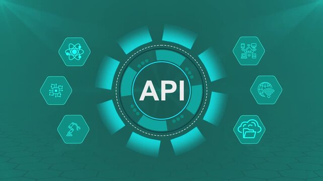 API Technology Interface with Smart System Connectivity Dashboard for Digital Integration and Automation
