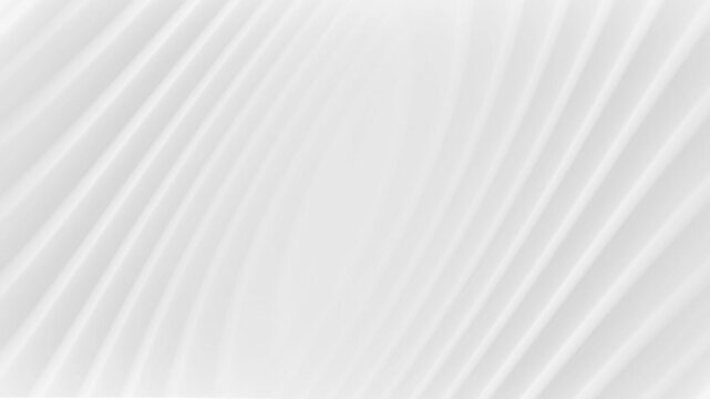 Clean white color wave background animation