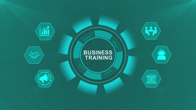 Business Training Technology Interface with Smart Learning Dashboard for Workforce Development and Skill Management