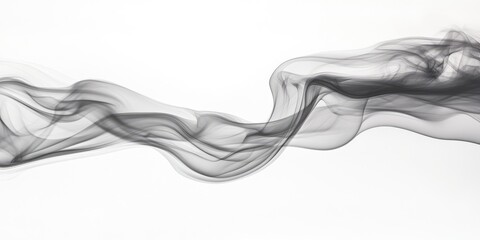Fototapeta premium smoke on white background