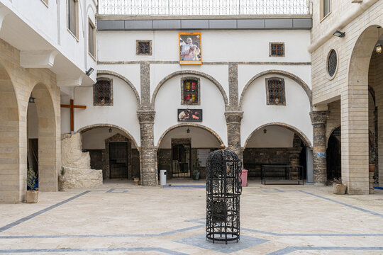 Courtyard of Saint Thomas Church in Mosul, Iraq
