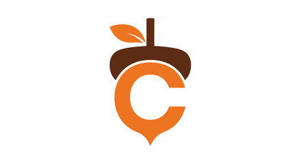 Stylized acorn logo combined with the letter C. © ikk