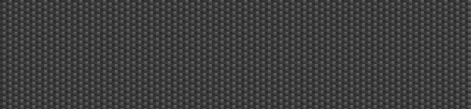Mini grid dot pattern texture dark black carbon seamless background.