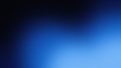 Obraz premium Abstract Dark Blue and Black Gradient Background with Grainy Texture