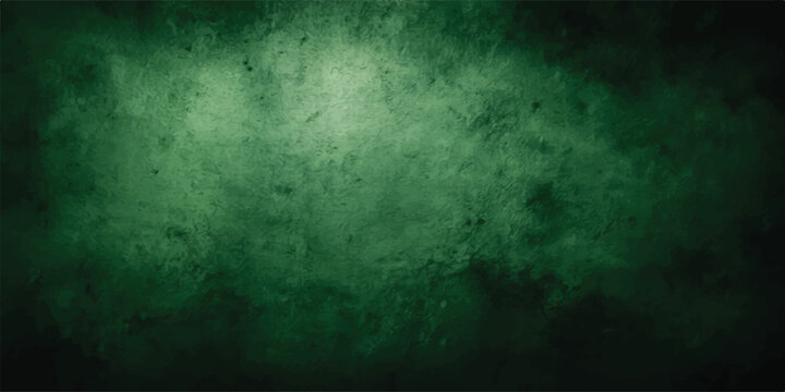 Dark green textured background with spotlight effect background distressed abstract weathered vegetation spotlight illuminated backdrop material