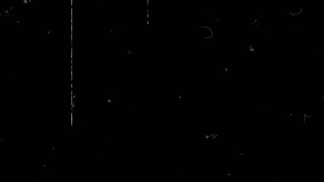 Old film tape defects dust scratches with grain texture