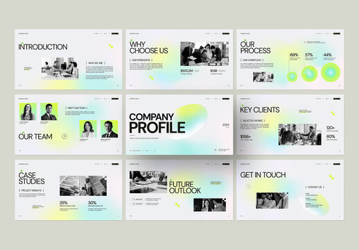 Modern Corporate Company Profile Presentation Template