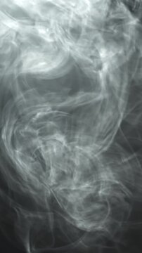 White smoke. Filmed on a high-speed camera at 1000 fps. High quality FullHD footage