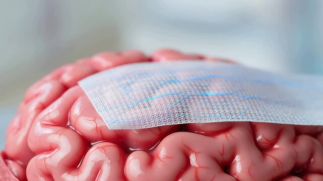 Self-Expanding Electrode Grid Covers Brain Cortex Defect After Focal Resection